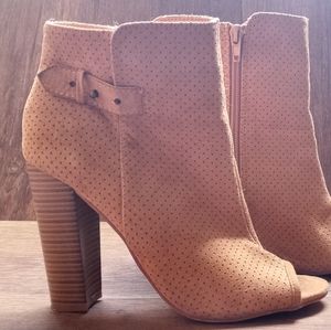 JustFab suede boots